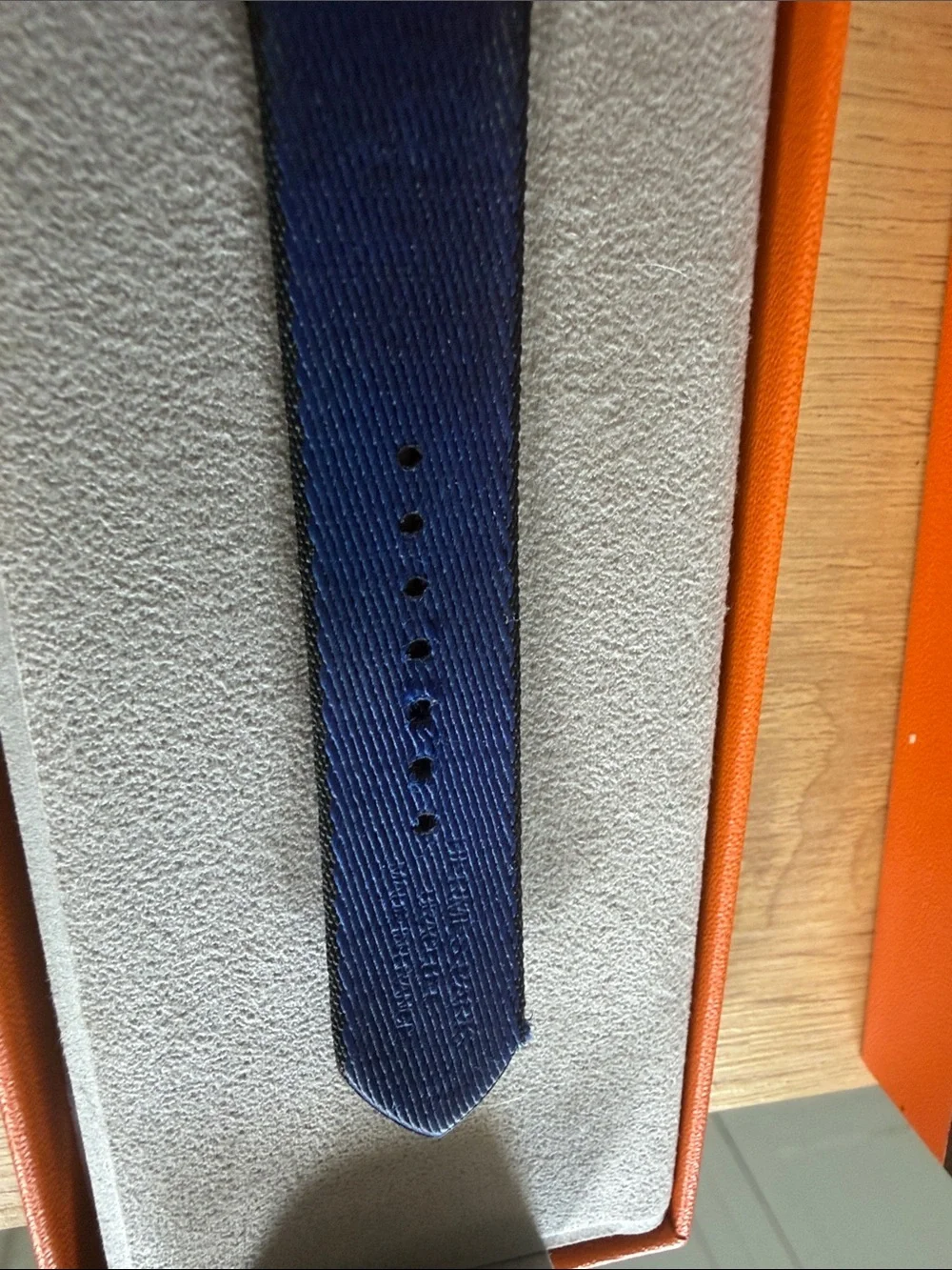Hermes stainless nylon classic